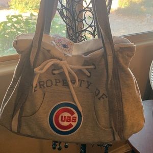 Cubs embroidered handbag
